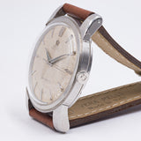 Orologio da polso in acciaio Omega seamaster automatico "bumper", 1952