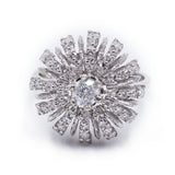 Nouvelle bague en or 18 carats avec diamants pour un total de 1,35 ct