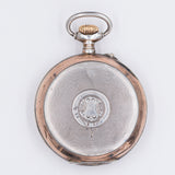 Orologio da tasca Hebdomas antico 8 giorni in argento, primi del '900