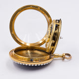 Orologio da tasca antico in oro firmato Gray & Son London , prima metà dell'800