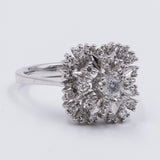 Anello vintage in oro 18K e diamanti (0.75ctw ca.)