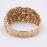 Anello vintage in oro giallo 9k, anni '50