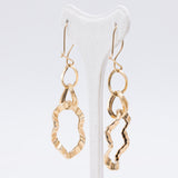 Orecchini vintage in oro giallo 18k, anni '80