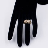 Anello vintage in oro giallo 9k, anni '50