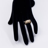 Anello vintage in oro giallo 9k, anni '50