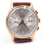 Orologio Cronografo in oro 18k Barrett con datario, anni '60