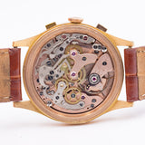 Orologio Cronografo in oro 18k Barrett con datario, anni '60