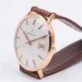 Orologio Eterna Matic in oro giallo 18k automatico con data, anni '60
