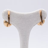 Boucles d'oreilles anciennes en or 18 carats avec perles baroques et diamants, début des années 1900