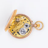 Orologio da tasca monachina in oro e smalti, fine '800