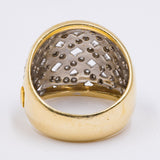 Anello vintage Recarlo in oro 18K con diamanti (0.50ctw), anni ‘80