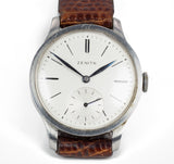 Orologio da polso vintage Zenith in acciaio, anni 40