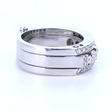 Bague articulée Gianni Carità en or 18 carats avec diamants taille brillant
