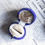 Anello "harem" antico multiplo in oro 14K con zaffiri, primi del '900