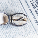 Anello vintage in oro 18K con zaffiri (0.50ctw ca.), anni '70