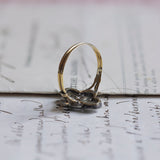 Antique gold and silver diamond ring, 1920s