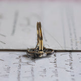 Antique gold and silver diamond ring, 1920s