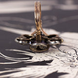 Anello antico in oro 18K e argento, con ametista e rosette, primi del '900 - Antichità Galliera