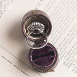 Anello in oro bianco 18K con diamanti (1.40ctw)