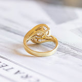 Anello vintage in oro 18K con diamanti (2.71ctw ca.), anni '70