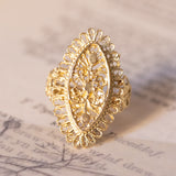 Vintage 18K gold ring