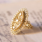 Vintage 18K gold ring