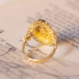 Vintage 18K gold ring