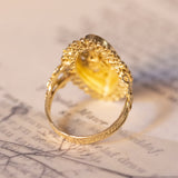 Vintage 18K gold ring