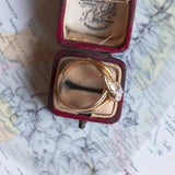 Anello a serpente in oro 18K con diamante (0.80ct ca.), anni '60