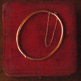 Bracciale rigido antico in oro 14K, fine '800 - Antichità Galliera