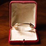 Bracciale rigido antico in oro 14K, fine '800 - Antichità Galliera