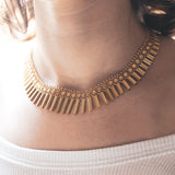 Collier ancien en or 18 carats, années 1940