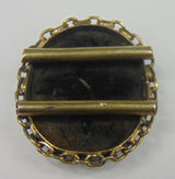 Micromosaico legato in argento, raffigurante delle rovine. Fine '800 - Antichità Galliera