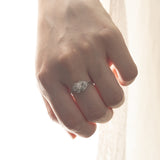 Anello in oro bianco 18K con diamanti (0.30ctw)