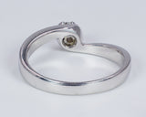 Damiani ring in 18k gold with a central diamond of 0.15 ct