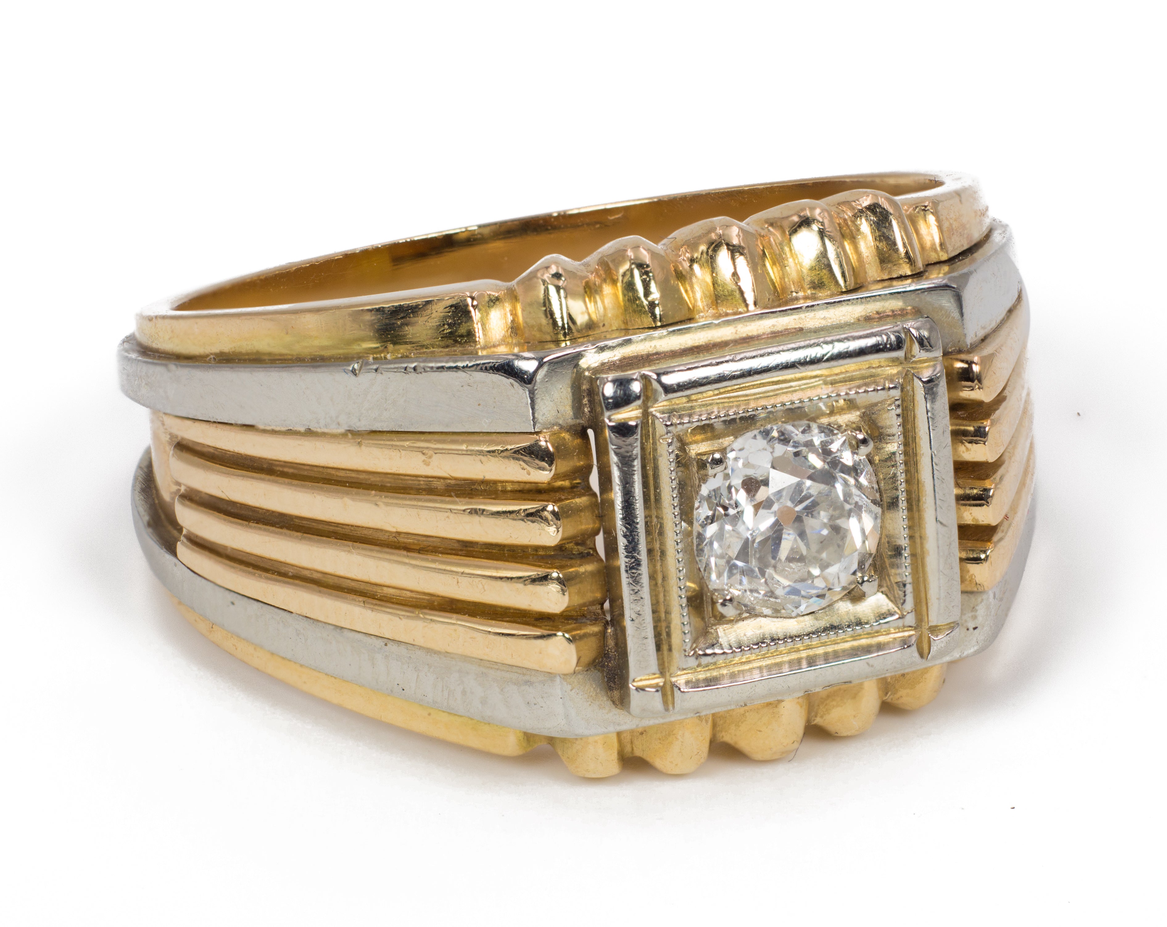 Anello Uomo Tungsteno Centro Nero Lati Brillanti Anello Uomo Tungsteno Centro Nero Lati Brillanti