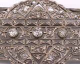 Spilla in platino decò interamente ricoperta di diamanti taglio brillante , anni 20/30 - Antichità Galliera