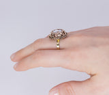 Anello con cammeo raffigurante l'Arcangelo Michele in oro 18k , primi del '900 - Antichità Galliera