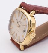 Orologio da polso in oro 18k Omega De Ville automatico con datario, anni 60 circa - Antichità Galliera