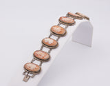 Bracciale in argento con cammei , fine '800 - Antichità Galliera