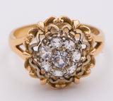 Anello in oro con zirconi - Antichità Galliera