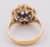 Anello in oro con zirconi - Antichità Galliera