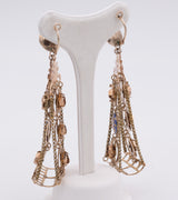 Orecchini borbonici in oro e smalti - Antichità Galliera