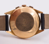 Cronografo vintage Lemania in oro 18k , 1950 .