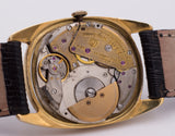 Orologio vintage Universal Geneve "GoldenShadow" automatico in oro 18k. Anni 50