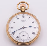 Orologio da tasca Admiralty in oro 9 k , primi del 900