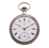 Omega pocket watch in silver, early 1900s