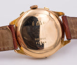 Cronografo vintage Revue in oro 18k , anni 50