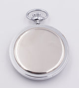 Orologio da tasca perseo in acciaio con quadrante nero