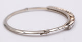 Bracciale in oro bianco 18k con diamanti taglio brillante per un totale di 1.85ct